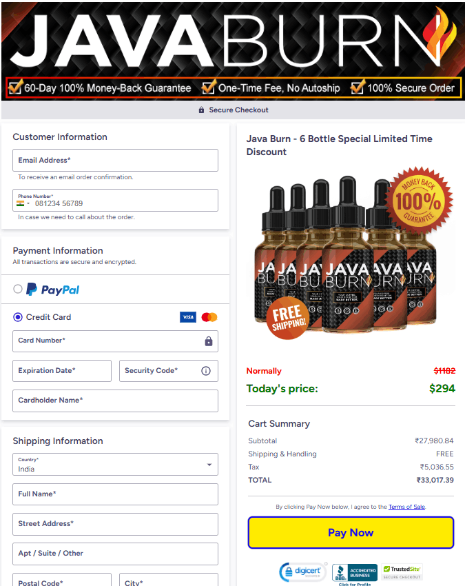 Morning Coffee Ritual-checkout-page